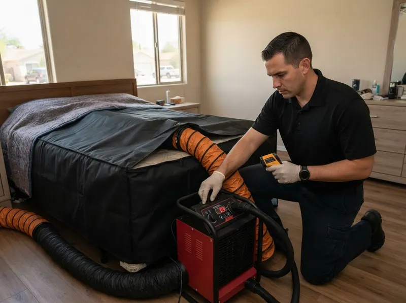 Bed Bug Thermal and Structural Remediation in Phoenix, AZ